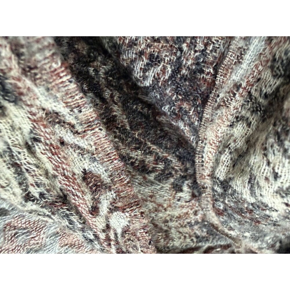 Reversible Boho Patchwork Animal Print Scarf 2m L… - image 6